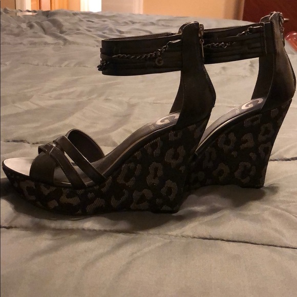 Brand new never worn Guess wedge heels. - Picture 3 of 3